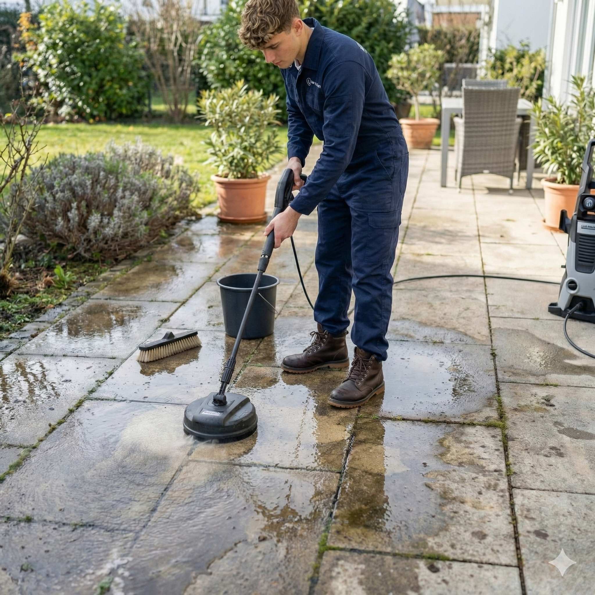 Terrassen- & Steinreinigung